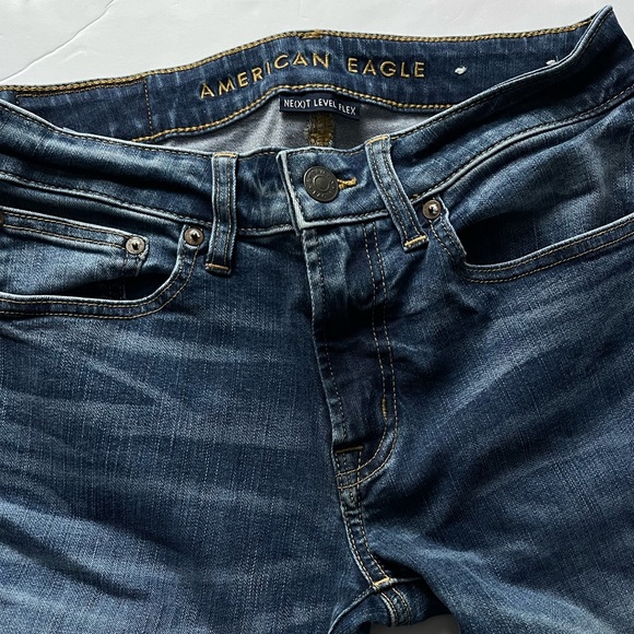 American Eagle Mens Slim Straight Next Level Flex Jeans 28x30 - Picture 4 of 6
